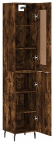 vidaXL Ντουλάπι Καπνιστή δρυς 34,5x34x180 εκ. από Επεξεργασμένο Ξύλο