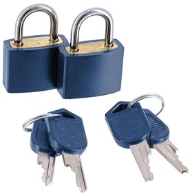 Λουκέτα (Σετ 2τμχ) T-D Key Blue 20301118