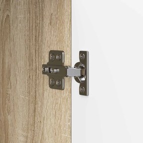 vidaXL Πλαϊνό γραφείο Sonoma Δρυς 34,5 x 33 x 92 εκ.