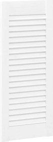 vidaXL Πόρτα ντουλαπιού Louvred Design Λευκό 69x29,5 cm