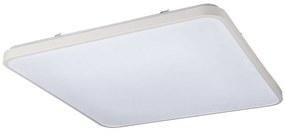 Φωτιστικό Οροφής - Πλαφονιέρα Agnes Square 8114 Led 64W 3000K 63,5X63,5cm White Nowodvorski Metal, Plastic