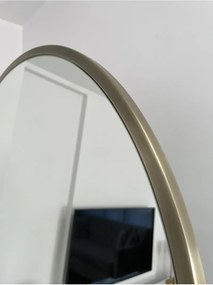 Stewehome Οβάλ ολόσωμος καθρέφτης με μεταλλικό πλαίσιο και βάση Πολύχρωμο 180x70 cm