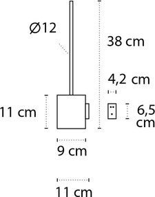 Karag 967799 Satine - Πιγκάλ κρεμαστό ανοξείδωτο