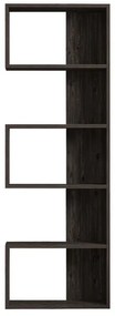 ΒΙΒΛΙΟΘΗΚΗ CASCADE PAKOWORLD ΣΕ ΣΚΟΥΡΟ ΚΑΡΥΔΙ ΑΠΟΧΡΩΣΗ 51.8X22X150ΕΚ