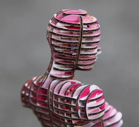 Intra απο ξύλο plywood 3mm-4mm πάχος - 3D παζλ Θηλυκό Δίασταση 30x30 cm Intraeaxys-qomr6z51