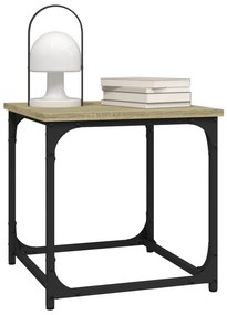 vidaXL Βοηθητικό Τραπέζι Sonoma Δρυς 40x40x40 εκ. Επεξεργασμένο Ξύλο