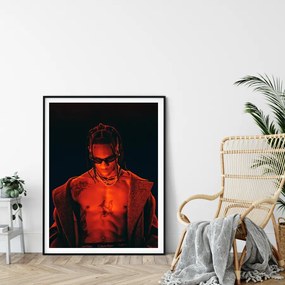 Πόστερ &amp; Κάδρο Travis Scott PRT030 40x50cm  Εκτύπωση Πόστερ (χωρίς κάδρο)