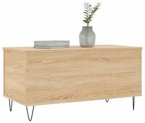 vidaXL Τραπεζάκι Σαλονιού Sonoma Δρυς 90x44,5x45εκ. Επεξεργασμένο Ξύλο