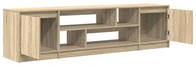 vidaXL Έπιπλο Τηλεόρασης Sonoma Δρυς 188,5x41x50 εκ. Επεξ. Ξύλο