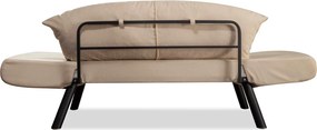 Διθέσιος Καναπές Κρεβάτι Κρέμα BOFAS 177x75x87