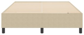 vidaXL Κρεβάτι Box Spring Ανοιχτό Πράσινο Γκρι 140x200 εκ. Ύφασμα Κοντούρι