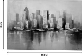 Πίνακας σε καμβά Scenery Inart 120x3x80εκ