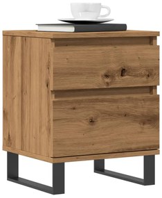 Κομοδίνο τεχνίτης Δρυς 40x35x50 εκ. από Επεξεργασμένο Ξύλο