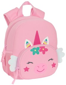 Παιδική Τσάντα Safta Μονόκερος Ροζ 20 x 25 x 9 cm