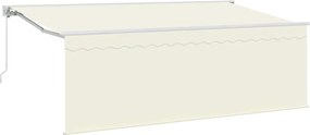 vidaXL Σκηνίτσα Αναδιπλούμενη Κρεμ 400 x 200 cm