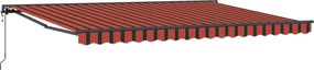 vidaXL Ηλεκτρικό Αναδιπλούμενο Σκίαστρο 4 x 3,5 μ