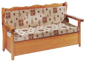 XND Sofa No3 Τριθέσιος Καναπές Κρεβάτι Σουηδικός, μασίφ με αποθηκευτικό χώρο 202x78εκ.