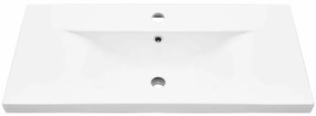 vidaXL Ντουλάπα νιπτήρα με λεκάνη 2 pcs Παλαιό ξύλο 80 x 38.5 x 48 cm