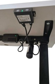 Γραφείο Malon με ρυθμιζόμενο ύψος-Γκρι