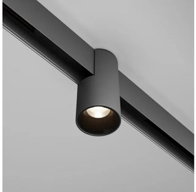 Έξυπνο Σποτ Μαγνητικής Ράγας Exility LED 7W Μαύρο 3CCT Alfa TR122-4-7W-DS-B Maytoni TR122-4-7W-DS-B