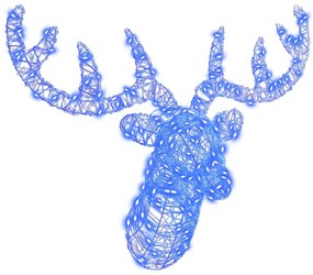 vidaXL Κεφάλι Ράντερ με 140 LED Μπλε 60 cm Ακρυλικό