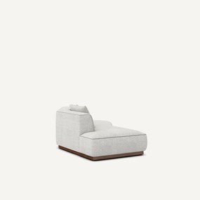 Γωνία καναπέ αριστερή από μελανζέ ύφασμα, JACOPO