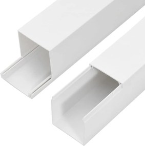 vidaXL Κανάλι Καλωδίων 50 x 25 χιλ. 30 μ. από PVC