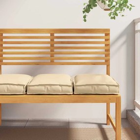 vidaXL Μαξιλάρι 2 pcs Μπεζ 40 x 40 x 8 εκ. Ύφασμα Όξφορντ