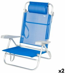 Καρέκλα στην παραλία Aktive 47 x 82 x 49 cm (x2)
