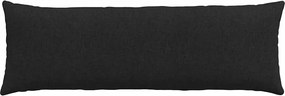 vidaXL Μαξιλάρι Καναπέ 2 pcs Μαύρο 120 x 40 cm ύφασμα