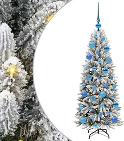 vidaXL Τεχνητό Χριστουγεννιάτικο Δέντρο με 150 LED Λευκό 120 cm