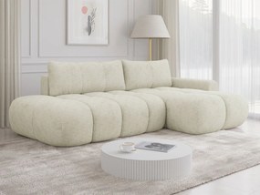 Γωνιακός καναπές Mitto I-Εκρού-Δεξιά