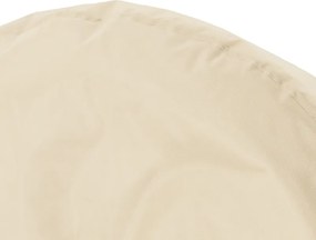 Πουφ πολυθρόνα Norm PRO pakoworld αδιάβροχο μπεζ 65x65x80εκ