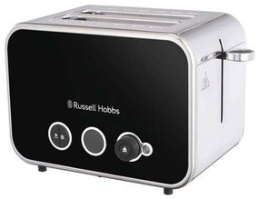 Φρυγανιέρα 2 Θέσεων Distinctions 26430-56 Black Russell Hobbs Ανοξείδωτο Ατσάλι