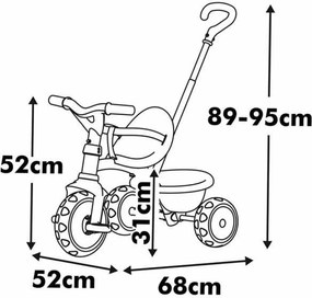 Τρίκυκλο Smoby Be move Μπεζ