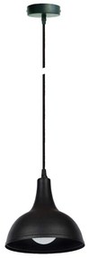 Φωτιστικό Οροφής Φ20x17.5cm Black  VK/04045/B VKLed Metal
