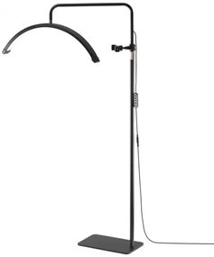 Half Moon Light for Esthetician 23inch Dimmable LED Floor Lamp Lash Light Arched