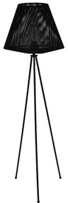 Φωτιστικό Δαπέδου Cord Fylliana Μαύρο 42x140 εκ. 42x42x140 εκ.
