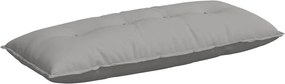 vidaXL Μαξιλάρι Πλάτης Σκίουρος Γκρί 120 x 50 x 19 cm ύφασμα