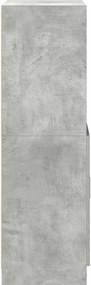vidaXL Ντουλάπι κουζίνας σκυρόδεμα γκρι 57x41,5x131,5 cm