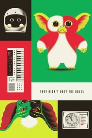 Εκτύπωση τέχνης Gremlins - They didn't obey the rules, (26.7 x 40 cm)