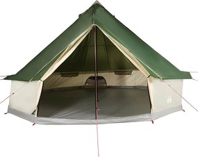 vidaXL Σκηνή Οικογενειακή Tipi 8 Ατόμων Αδιάβροχη Πράσινη