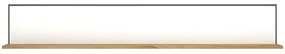 Ράφι Επιτοίχιο Palmor Χρυσό Δρυς-Λευκό 150x23.5x24.5cm - TO-PALMOR150