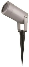 Σποτ Φωτιστικό Κήπου IP65 Πλαστικό GU10 Eurolamp-145-82022-Γκρι 145-82022