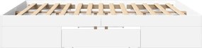 vidaXL Πλαίσιο κρεβατιού χωρίς στρώμα 180x200 εκ. Επεξεργασμένο Ξύλο