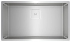 Teka FLEX LINEA  PURECLEAN 71.40 RS 15 Ανοξείδωτος Λείος Υποκαθήμενος/Επικαθήμενος/Επίπεδος Νεροχύτης 80 cm