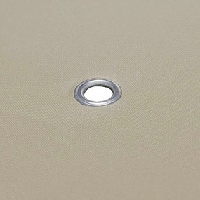 vidaXL Κάλυμμα για Κιόσκι Μπεζ 3 x 3 μ. 310 γρ./μ²