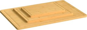 vidaXL Σετ Σανίδα Κοπής 3 Τεμαχίων από Μπαμπού