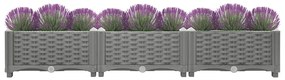 vidaXL Ζαρντινιέρα 120 x 40 x 23 εκ. από Πολυπροπυλένιο