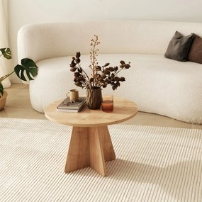 Τραπεζάκι Σαλονιού Sapphire Δρυς GOOPA 60x60x40